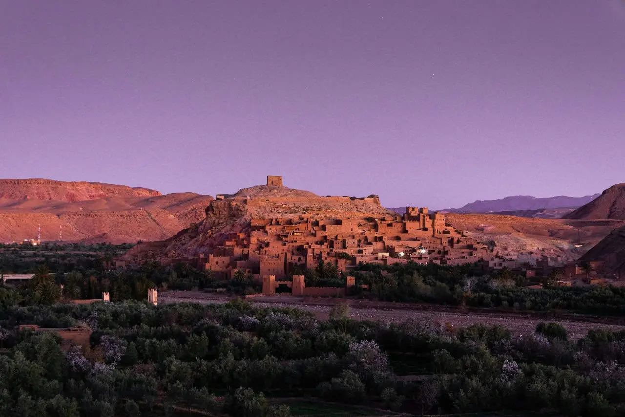 Ait Ben Haddou al crepuscolo
